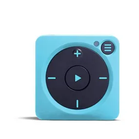 Mighty Vibe Spotify and Amazon Music Player - Bluetooth & Wired Headphones - 1,000  Song Storage - No Phone Needed - Blue