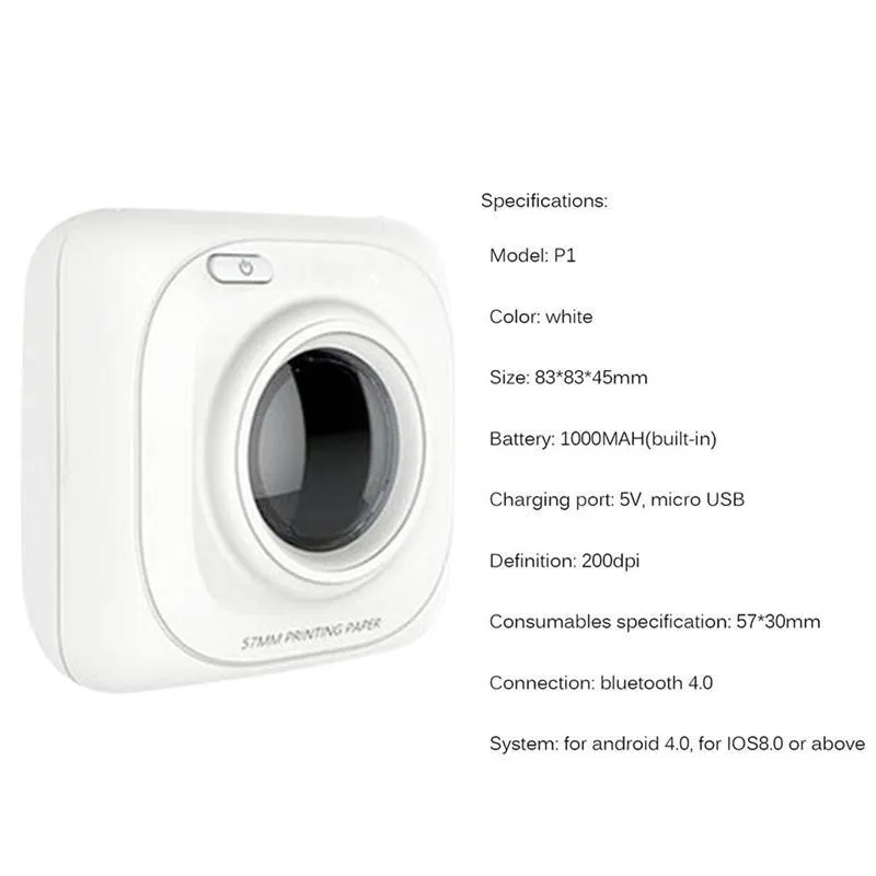 Mini Portable Bluetooth Mobile Printer
