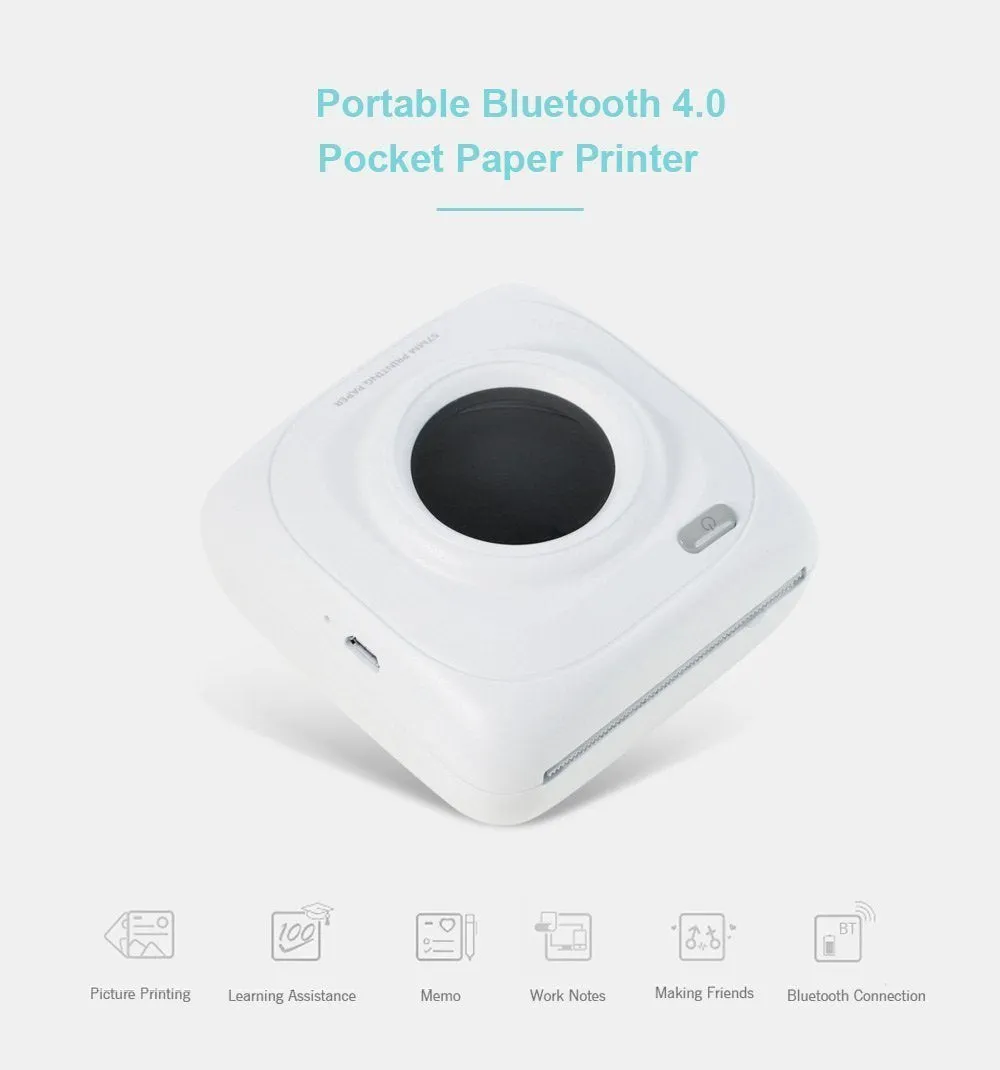 Mini Portable Bluetooth Mobile Printer