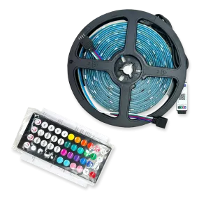 Mood Light Strip USB with Remote 16FT - 6 Pieces Per Pack 24338AZ