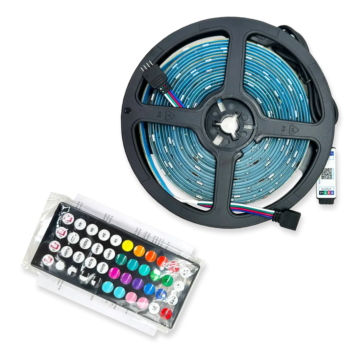 Mood Light Strip USB with Remote 16FT - 6 Pieces Per Retail Ready Display 24338