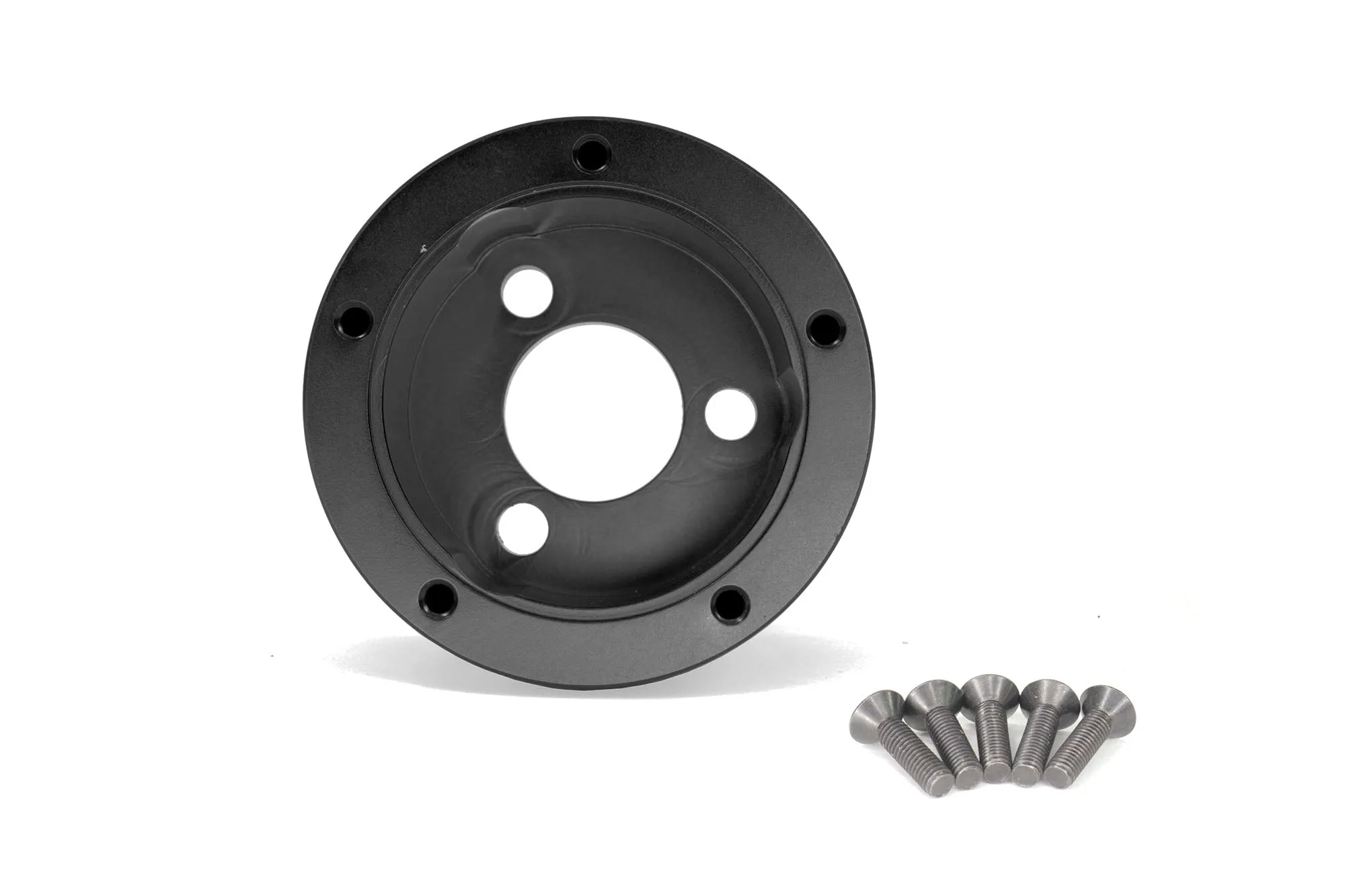 Motion 3 bolt to 5 bolt Billet Steering Wheel Adapter 15-00022