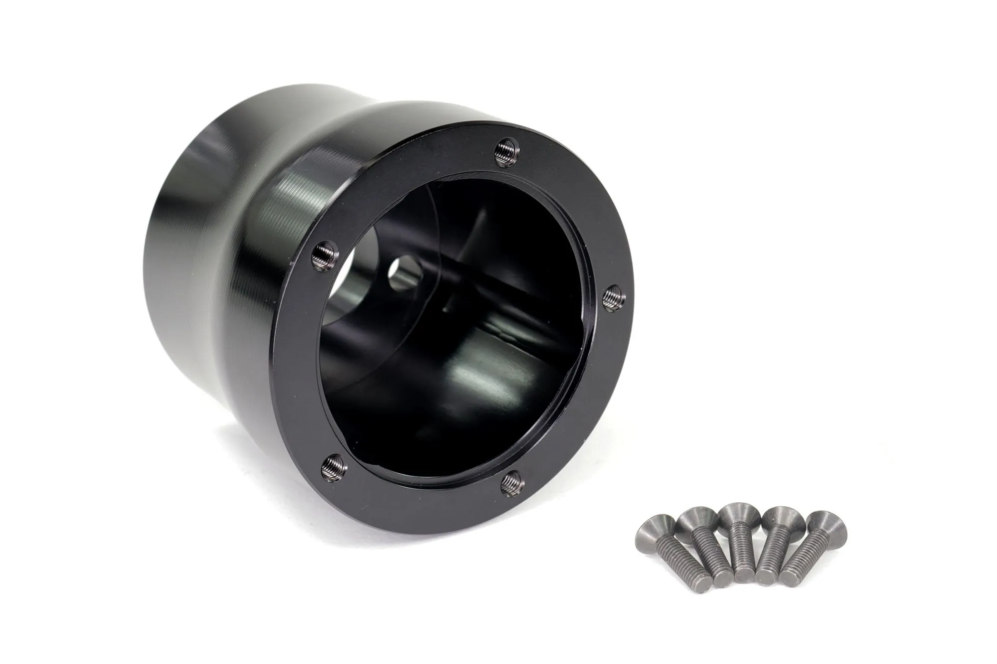 Motion 3 bolt to 5 bolt Billet Steering Wheel Adapter 15-00022