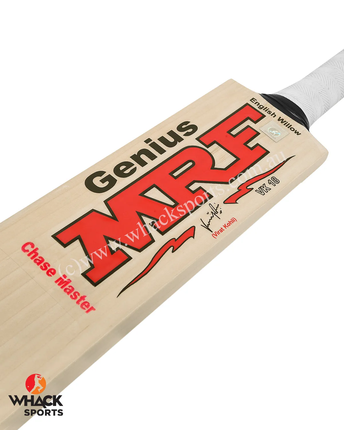 MRF Chase Master Players Grade English Willow Cricket Bat - Senior LB