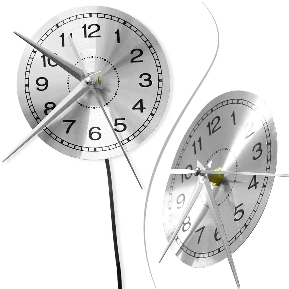 Musical Notation Wall Clock with LED illumination Musical Notes Lighted Modern Wall Clock Treble Clef Neon Sign Music Room Decor