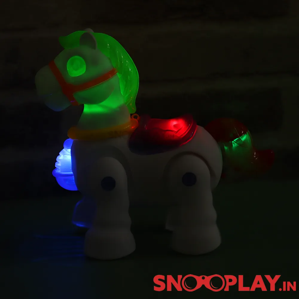 Musical Walking Pony with Light & Sound  - Musical Toy for kids (Battery Operated)