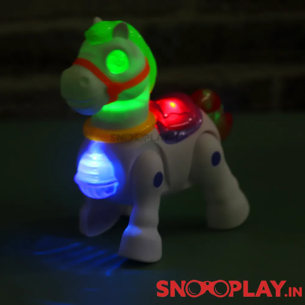 Musical Walking Pony with Light & Sound  - Musical Toy for kids (Battery Operated)