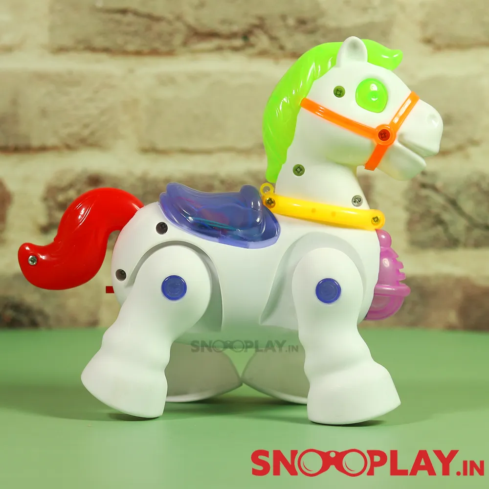Musical Walking Pony with Light & Sound  - Musical Toy for kids (Battery Operated)