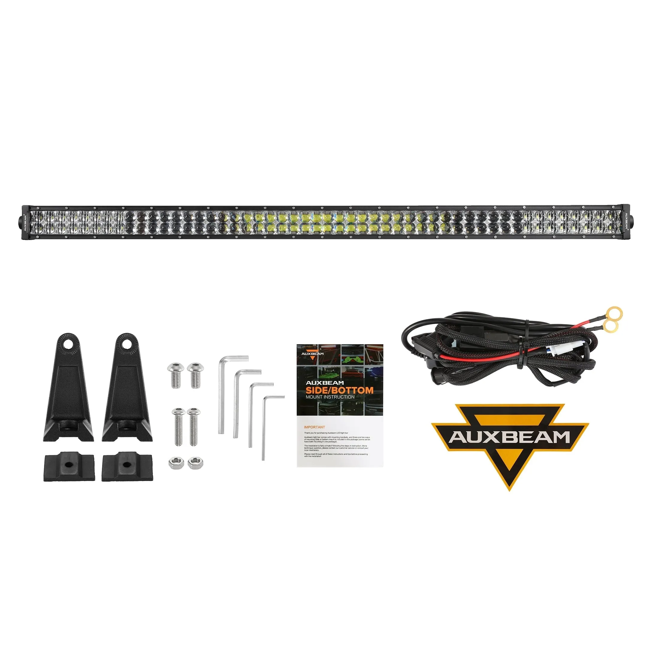 New 52 Inch V-PRO Series Straight RGBW Color Changing Off Road LED Light Bar for ATV UTV SIDE BY SIDES