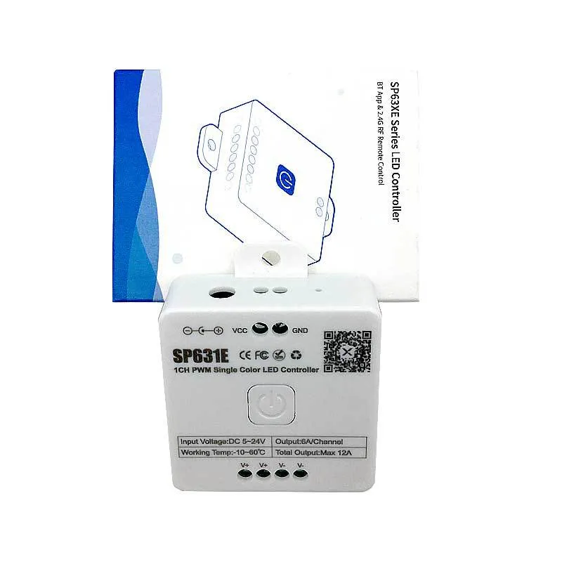 New PWM LED Controller Bluetooth Music Controller for LED Strips and LED Lights iOS/Android App Control