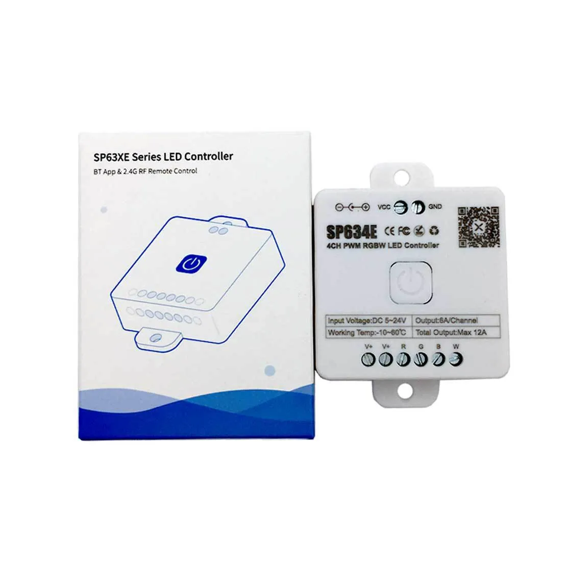 New PWM LED Controller Bluetooth Music Controller for LED Strips and LED Lights iOS/Android App Control