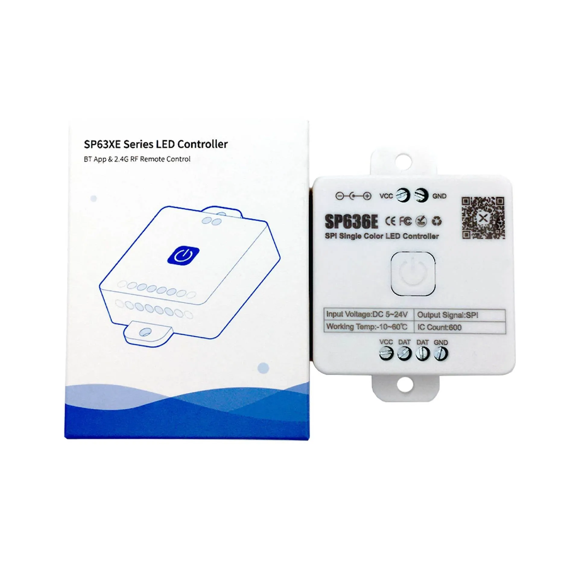 New PWM LED Controller Bluetooth Music Controller for LED Strips and LED Lights iOS/Android App Control