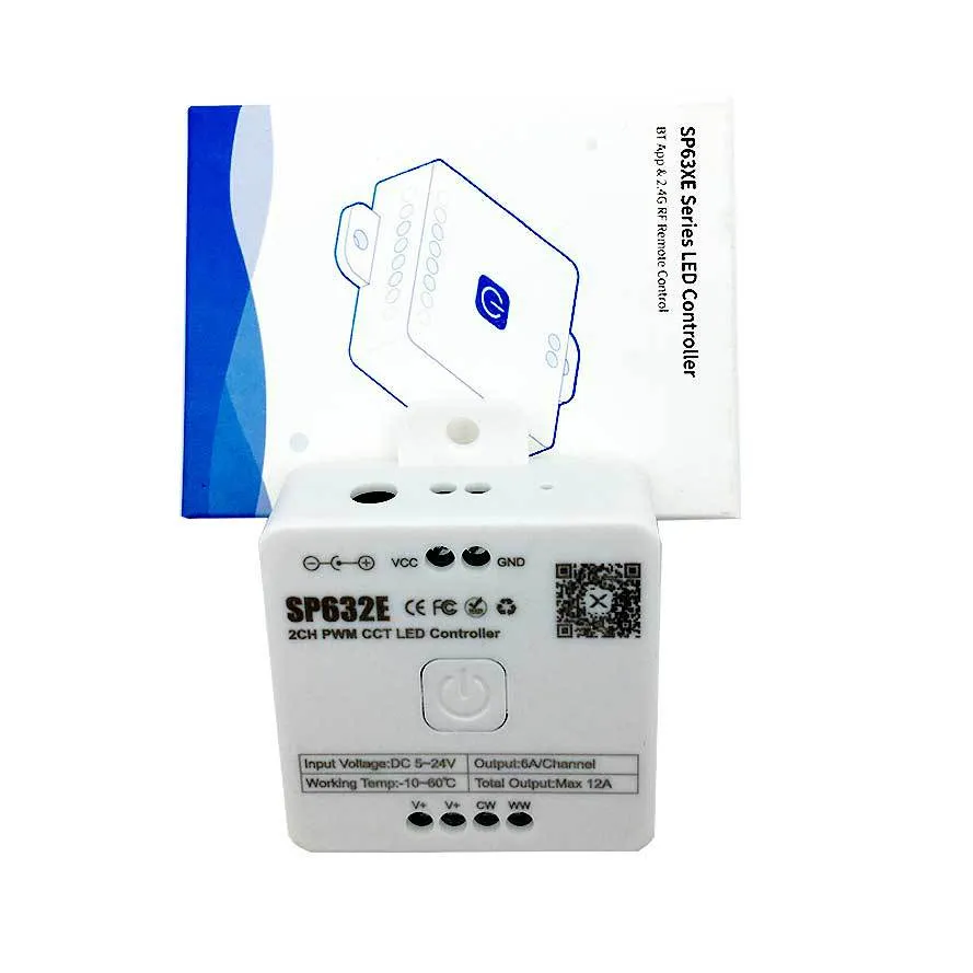 New PWM LED Controller Bluetooth Music Controller for LED Strips and LED Lights iOS/Android App Control