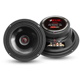 OKUR 6.5" Coaxial Speakers Pair 350 Watts Max Power 1" KSV Voice Coil 4 Ohm OS65