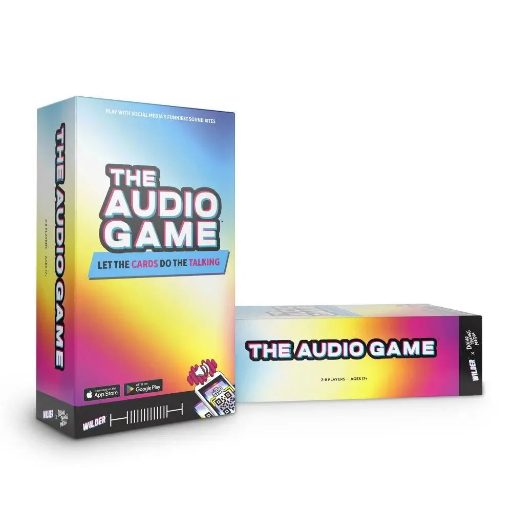 Open Box - The Audio Game Card Game Social Media Sound Bites Viral Memes App Required