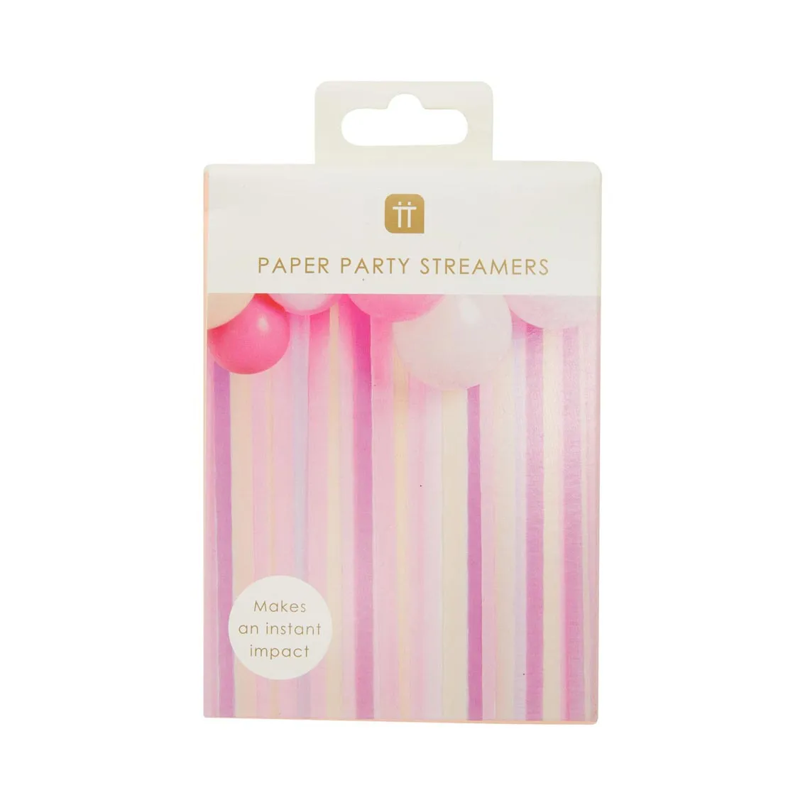 Pastel Pink And Purple Paper Streamers