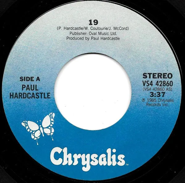 Paul Hardcastle - 19 (7", Pit) (VG )