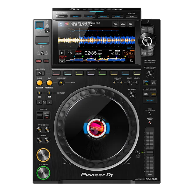 Pioneer DJ CDJ-3000 Pro DJ High-Resolution Multi-Player - Black