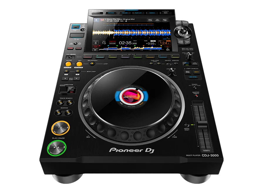 Pioneer DJ CDJ-3000 Pro DJ High-Resolution Multi-Player - Black