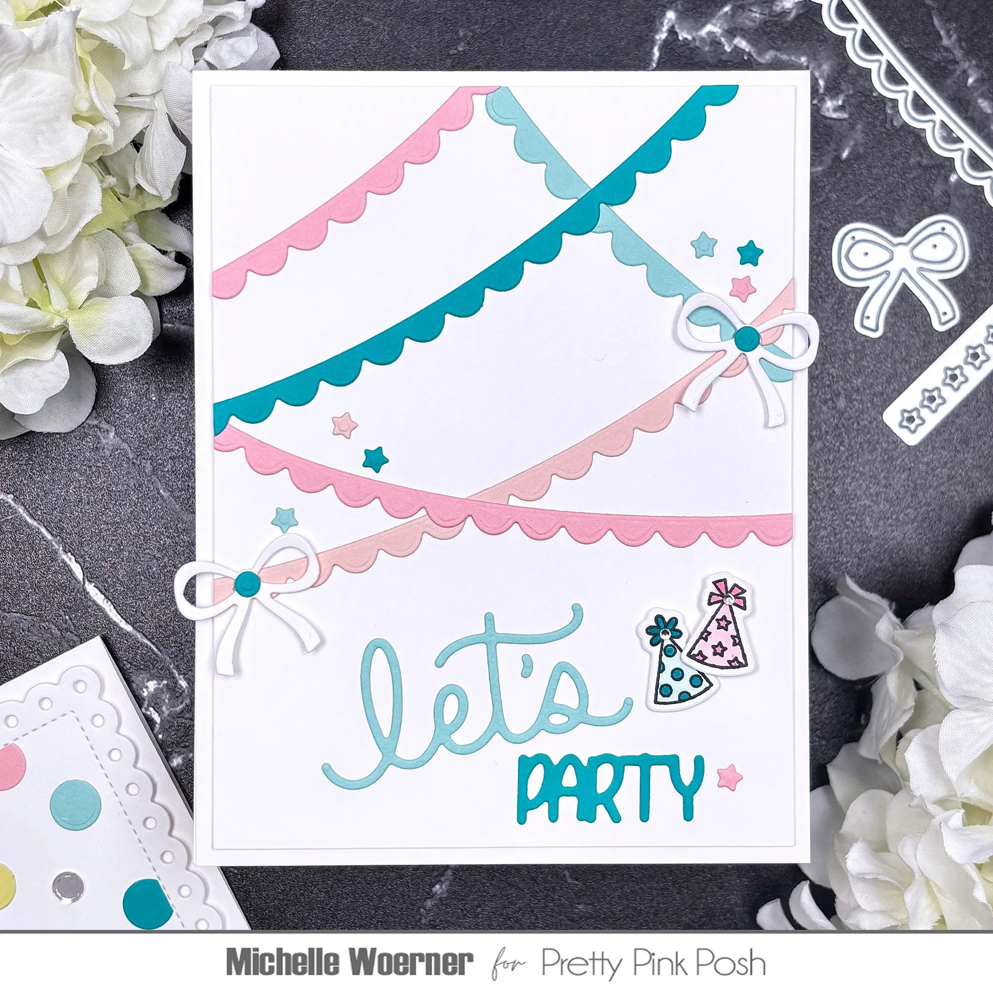 PRETTY PINK POSH: Streamers | Die