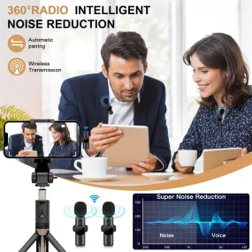 Professional Wireless Lavalier Microphone