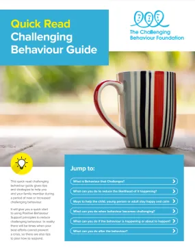 Quick Read Challenging Behaviour Guide