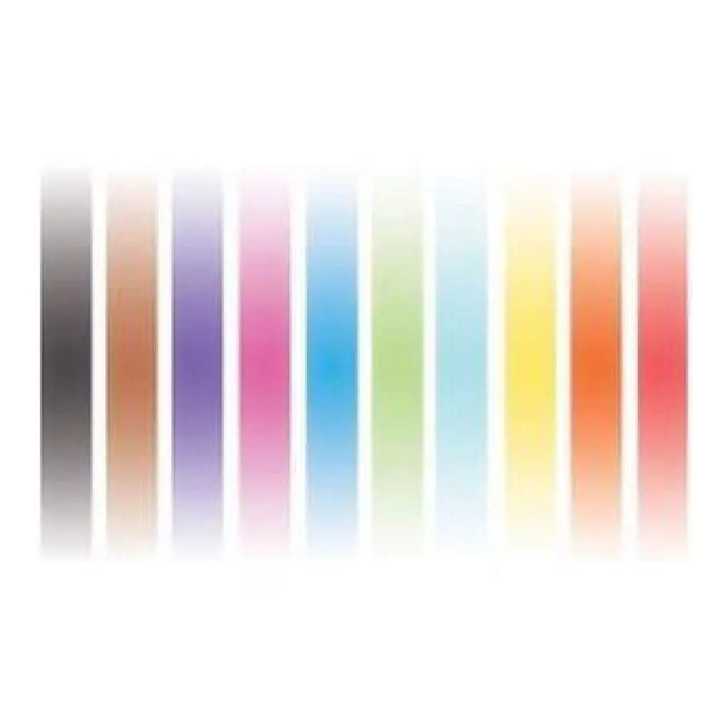 Quilling Paper Dark Center Graduated .125In.  100  Pack 10 Colour Assortment