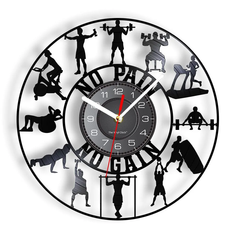 Retro Vinyl Wall Clock