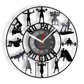 Retro Vinyl Wall Clock