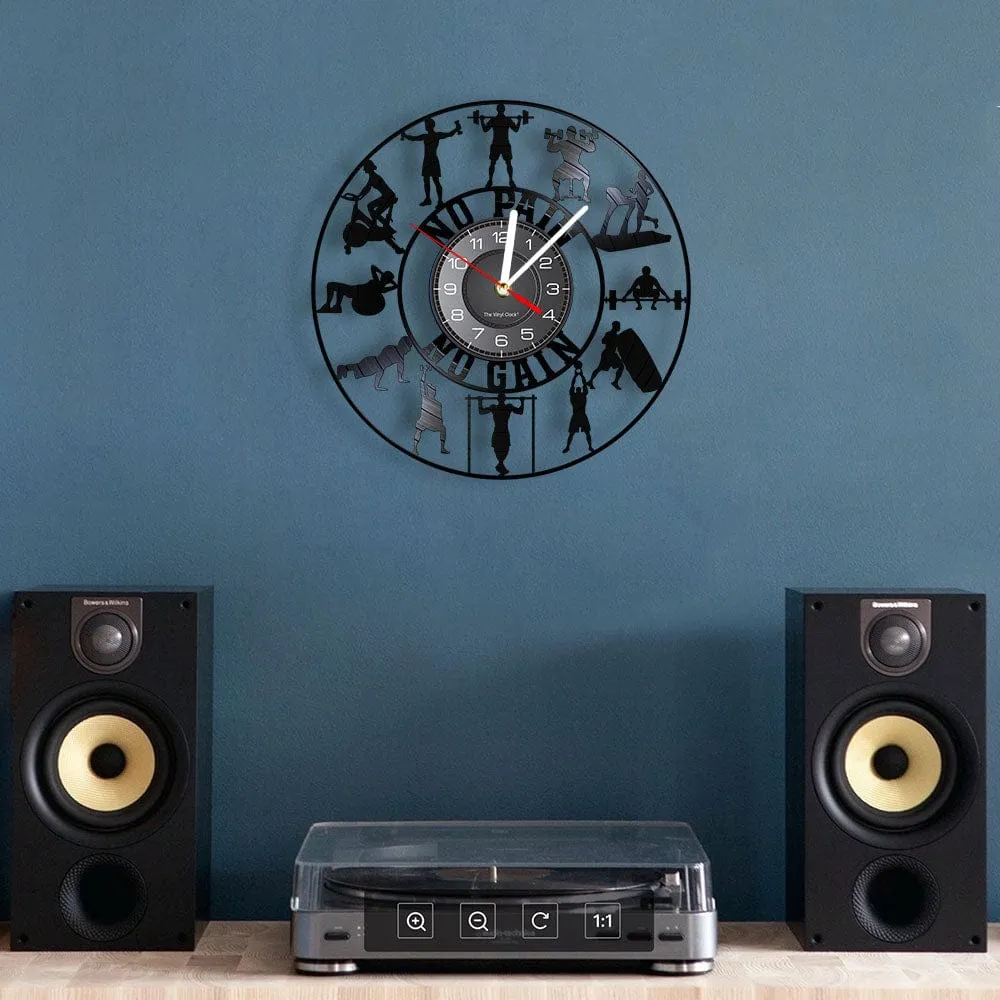 Retro Vinyl Wall Clock