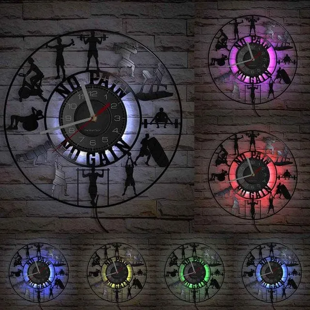Retro Vinyl Wall Clock