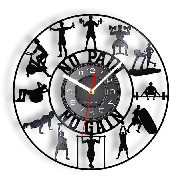 Retro Vinyl Wall Clock