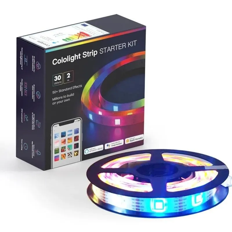 RGB Light Strip Kit - Music Sync Color Changing Lights for Room Party