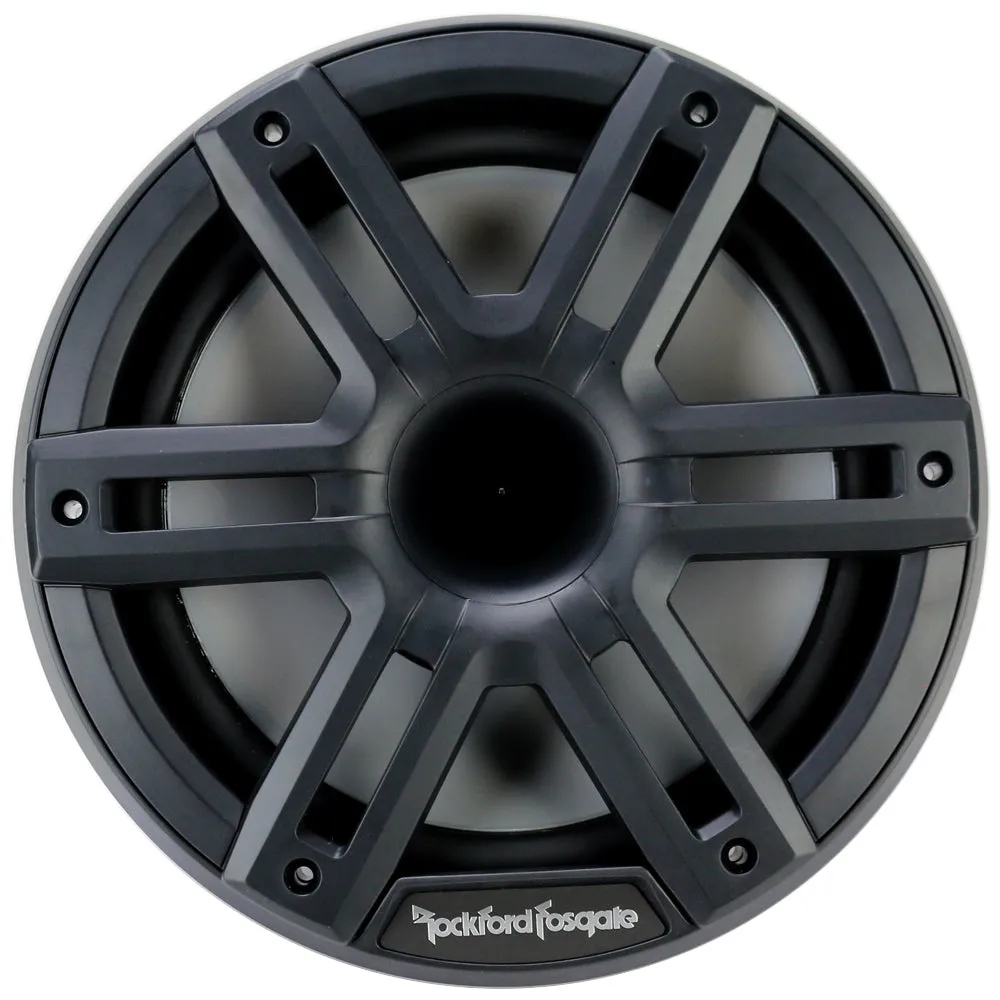 Rockford Fosgate M2-10HB 10" 2-Way Marine Audio Coaxial Horn Speakers w/ RGB LED - Black