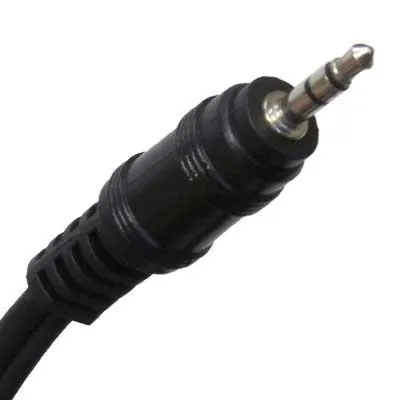 SA-iEMRCAM10 - Male 1/8" to Dual Male RCA Patch Cable - 10 Feet