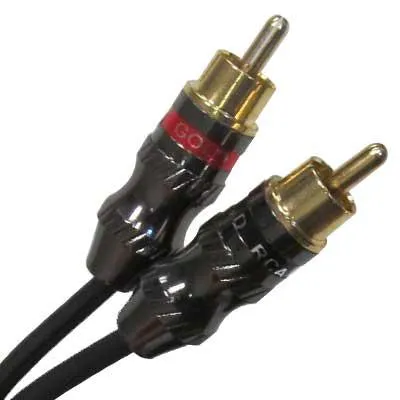 SA-iEMRCAM10 - Male 1/8" to Dual Male RCA Patch Cable - 10 Feet