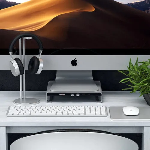 Satechi Type-C Aluminum Monitor Stand Hub for iMac