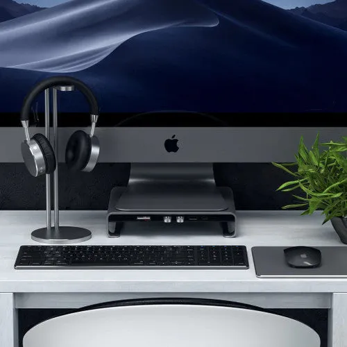 Satechi Type-C Aluminum Monitor Stand Hub for iMac