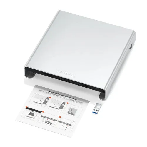 Satechi Type-C Aluminum Monitor Stand Hub for iMac