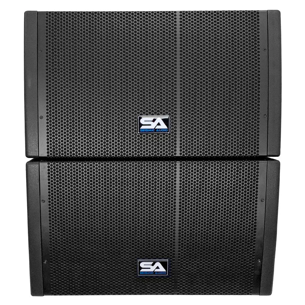 SAXLP-12P-PKG1 - Four Passive 12 Inch Line Array Speakers with Dual Compression Drivers