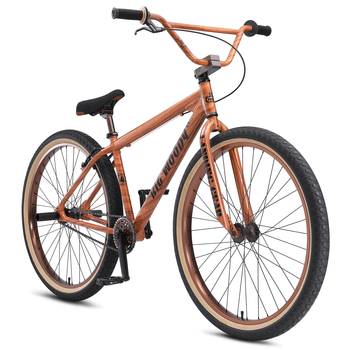 SE Bikes Big Ripper 29 Inch Bike Wood Grain