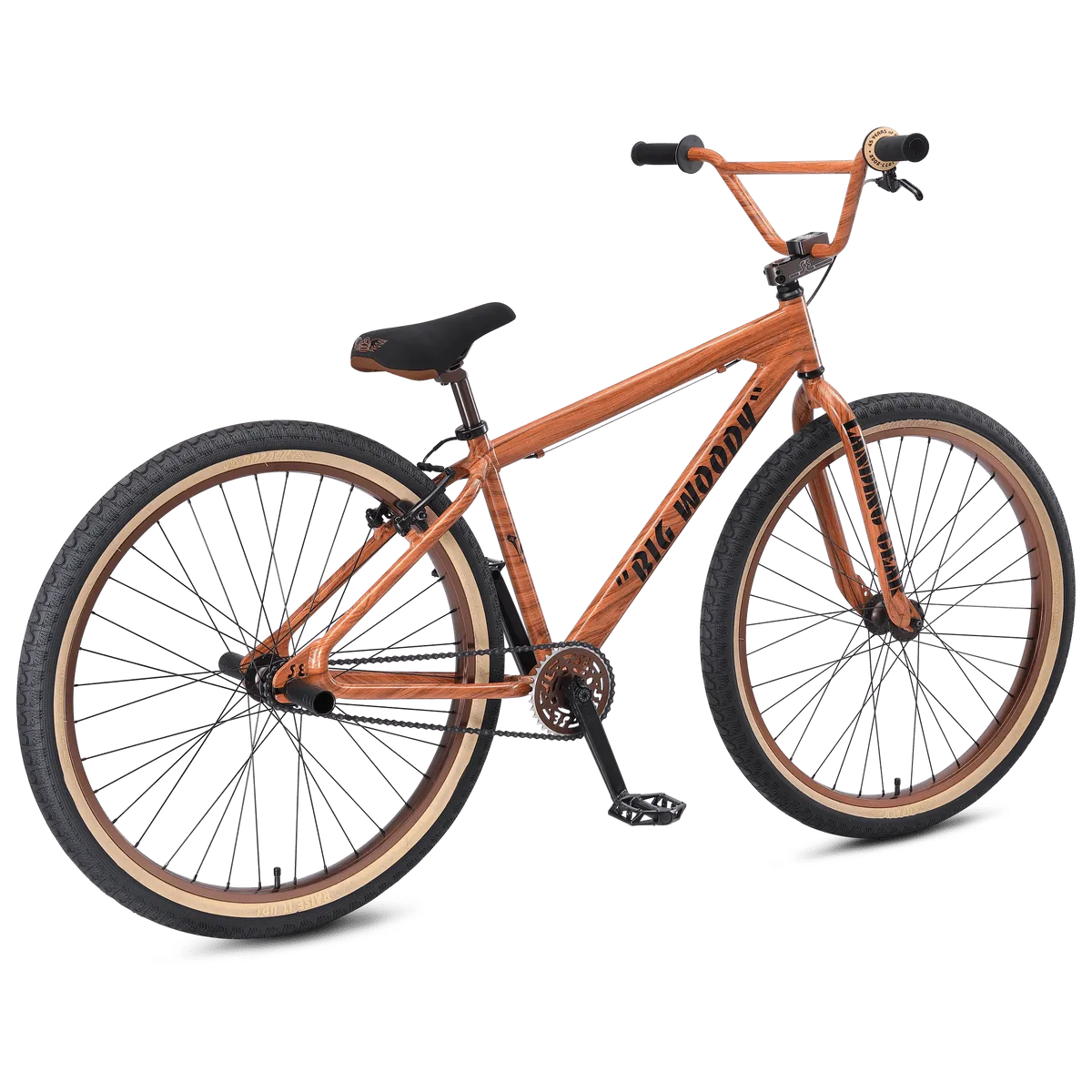 SE Bikes Big Ripper 29 Inch Bike Wood Grain