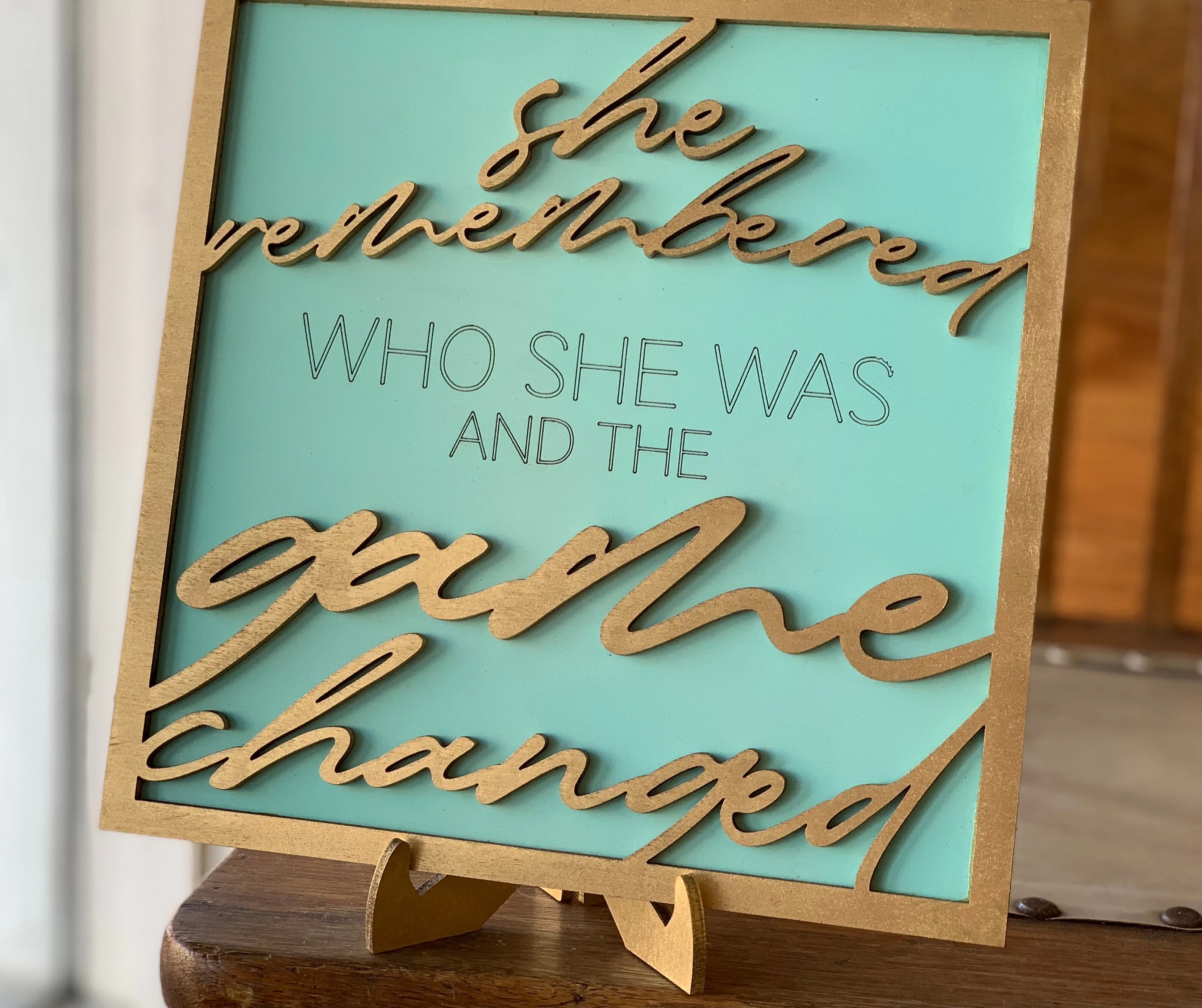 Set of Two Strong Women Signs: Fierce & Game Changed