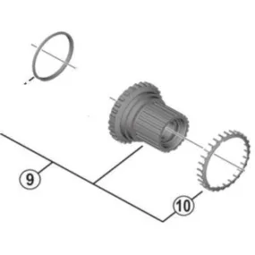 Shimano XT FH-M8110 Complete Freewheel Body