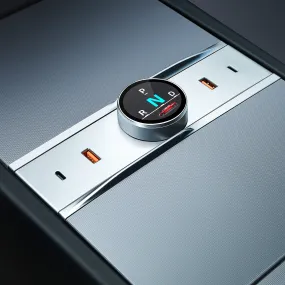 Smart Rotating Gear Shift Dock USB Hub for Tesla Model 3 Highland
