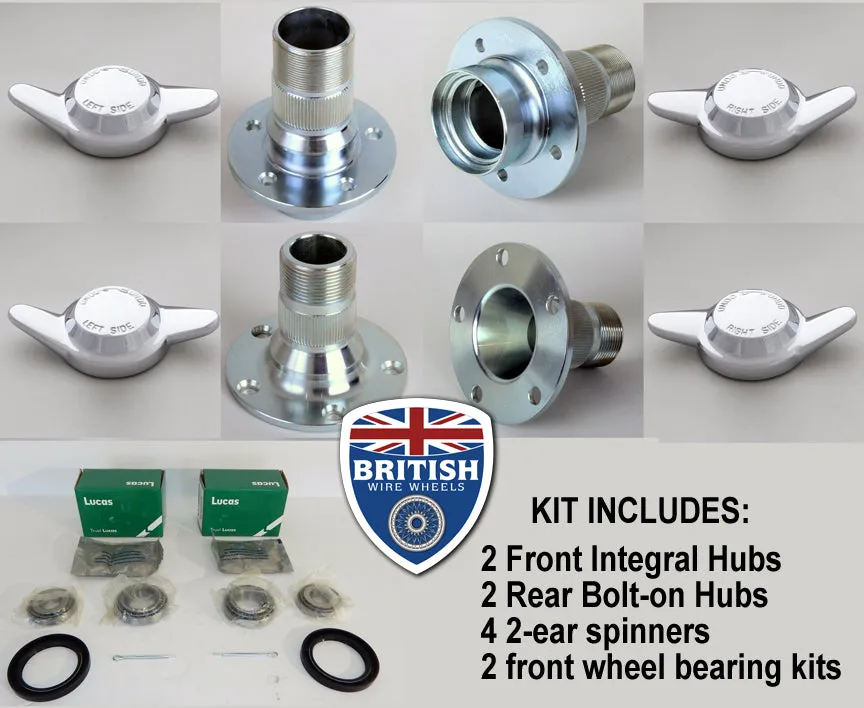 Splined Hubs - Austin Healey 3000 "later" BJ8