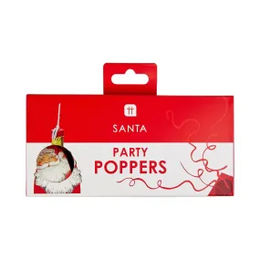 Talking Tables Botanical Santa Poppers 8-Pack