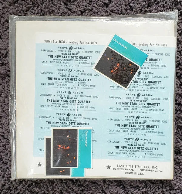 The New Stan Getz Quartet Featuring Astrud Gilberto - Getz Au Go Go (7", Jukebox) (VG)