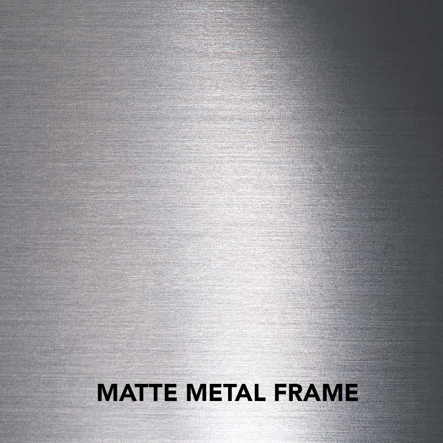 The Sideline Deluxe Stainless Steel 60 Inch Recessed Smart Electric Fireplace Refurbished 86277