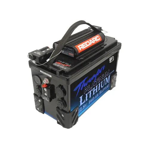 THUMPER LITHIUM BATTERY MASTER HUB 160AH REDARC   BLUETOOTH